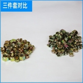 刹车气管接头铆头三配套三件套重汽货车半挂车亚大管尼龙管亚太管