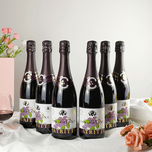 澳大利亚patritti无醇起泡葡萄汁750ml无酒精芭翠提气泡葡萄酒