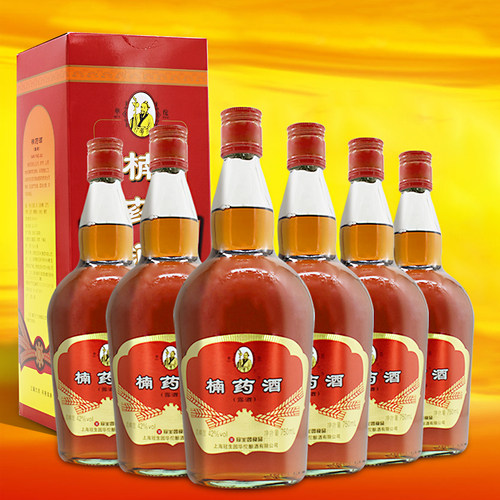 冠生园华佗牌楠药酒42度750ml*6瓶整箱礼盒装露酒