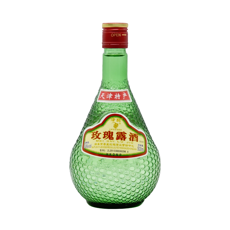 天津54度1瓶海鲜玫瑰酒