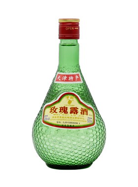 天津54度1瓶海鲜玫瑰酒