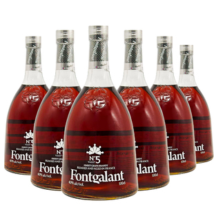 5号福阁白兰地 进口福阁5号VSOP白兰地 1000ml洋酒 原装 法国洋酒