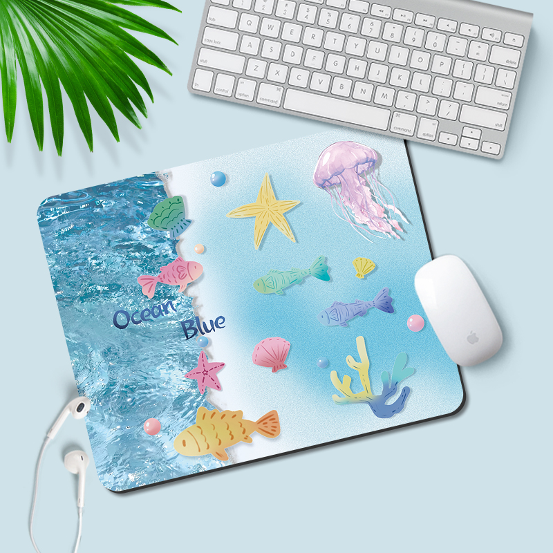 橡胶小号便携鼠标垫支持定制