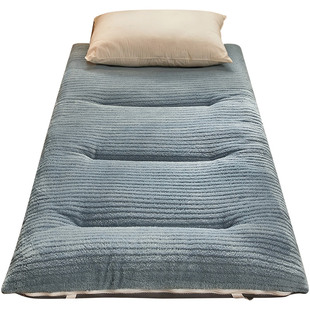 可折叠床垫d子单人学生宿舍寝室棉垫毛毯子铺床一米二冬天铺垫保