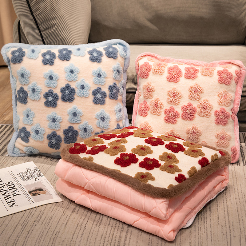 抱枕被子两用加厚办公室靠枕