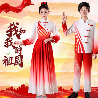 中小学生合唱演出服男女童