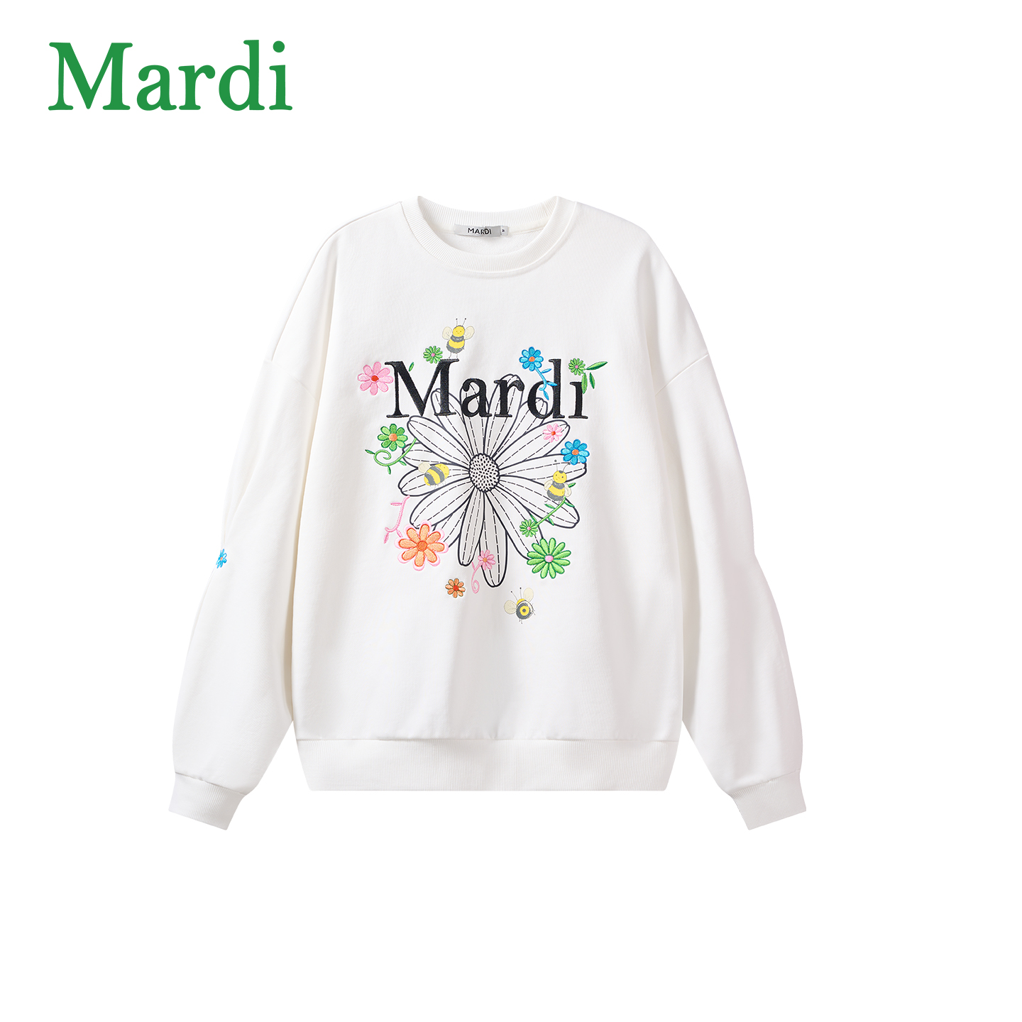 MARDI官方正品秋冬小雏菊经典百搭时尚长袖卫衣