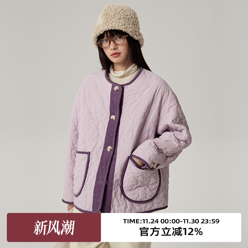 omont蛋挞家棉花羊毛棉衣/棉服