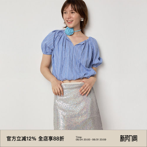 omont蛋挞家套头短袖衬衫