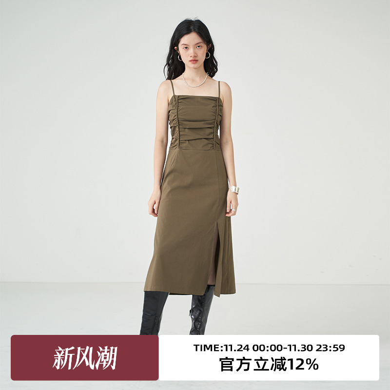 omont蛋挞家复古合体吊带