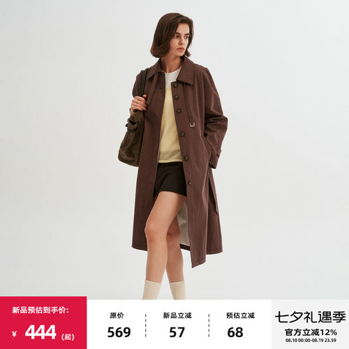 复古高级感挺括宽松休闲风衣外套