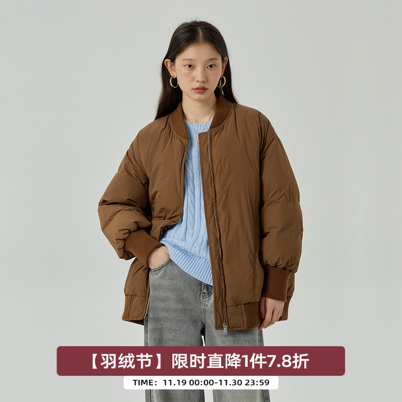 omont蛋挞家通勤常规羽绒服