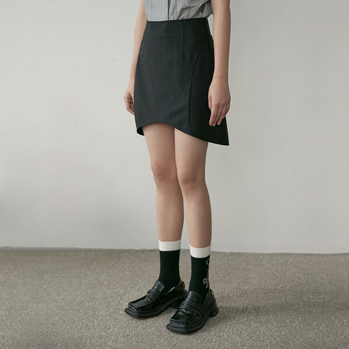 omont蛋挞家复古高腰女裙裤a字裙