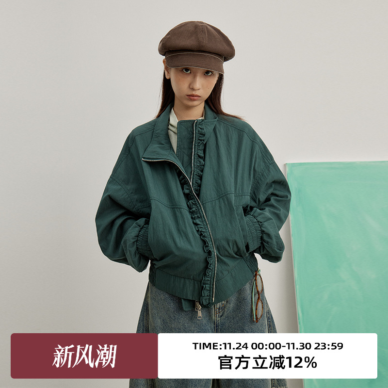 omont蛋挞家短款短外套