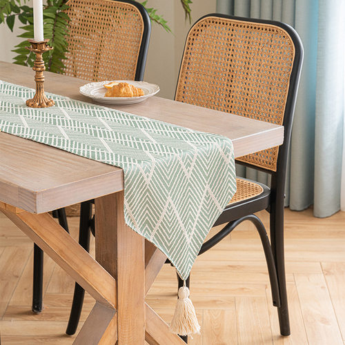 桌旗四角三角日式条纹特价