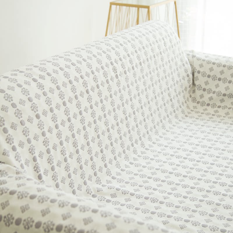 새로운 뒤집을 수있는 간단한 물떼새 격자 소파 타월 전체 커버 유니버설 커버 천 유니버설 커버 천 쿠션 싱글 소파