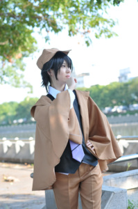 文豪野犬cos服 江户川乱步cos服 cosplay服装 动漫服装