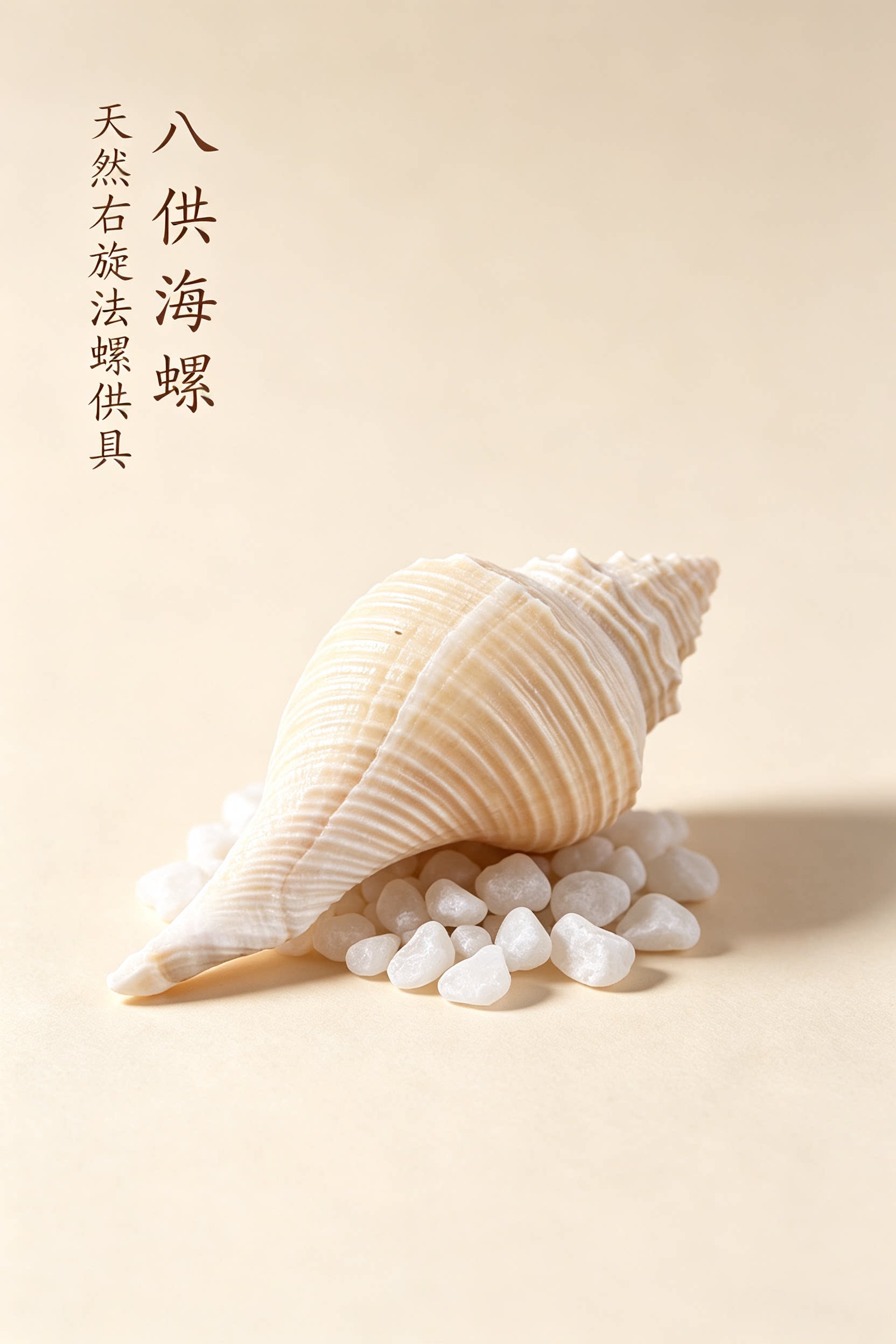 佛前八供乐 密宗用品天然海螺长10公分左右家用佛堂供奉摆件