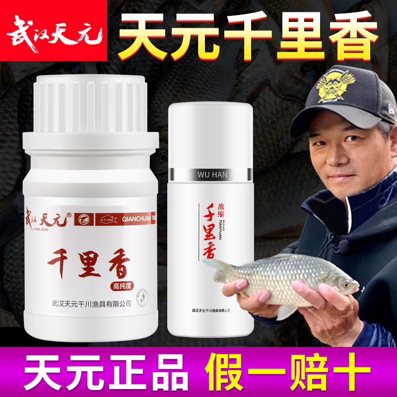 梦达武汉天千里香钓鱼小药适用鲫鱼饵料野钓秋冬季元开口剂诱鱼剂