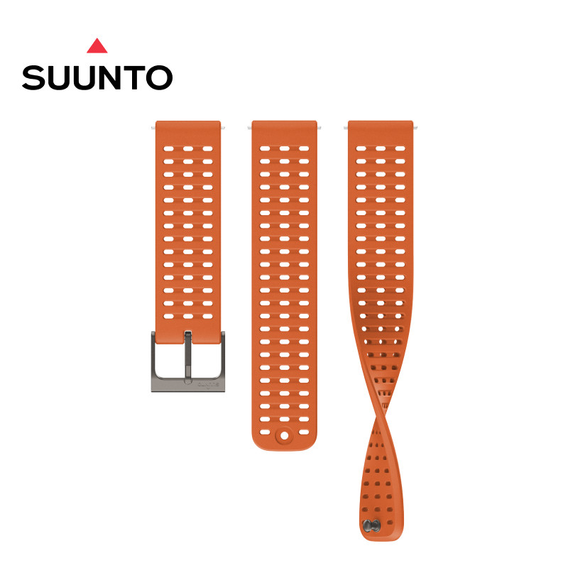 SUUNTO颂拓Vertical 同款硅胶运动表带 22MM通用表带适配其它机型