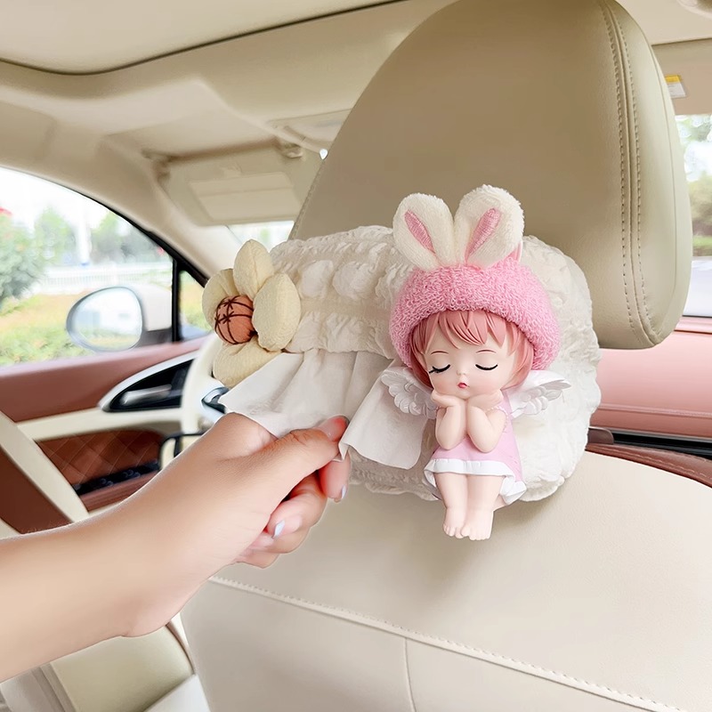 车内挂式高级感抽纸盒女