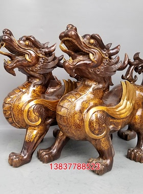 朝天吼睚眦神兽礼品定做铜貔貅