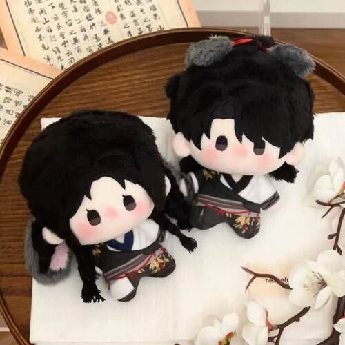 二创同人周边玩偶豆豆眼少东家印花海星努努体女娃男娃毛绒公仔