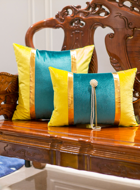 简约装饰皮革拼接抱枕客厅沙发靠背靠垫套样板房靠枕靠包方枕腰枕