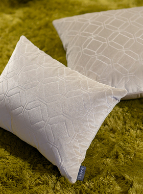 抱枕靠垫欧式客厅沙发靠枕样板间靠包大号靠背方枕绣花长方形枕套