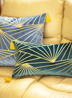 抱枕沙发客厅靠垫家用床头靠背刺绣方枕办公室腰靠腰枕靠枕正方形