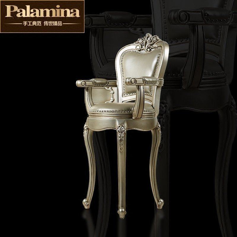 帕拉美娜 美式吧椅 法式别墅家具 美式宫廷吧椅