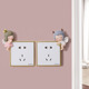 创意卡通天使开关保护套可爱客厅儿童房开关贴墙贴立体插座装 饰框