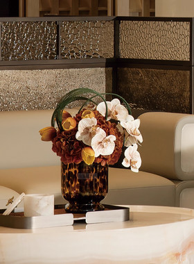 意式轻奢意式轻奢仿真花艺摆件