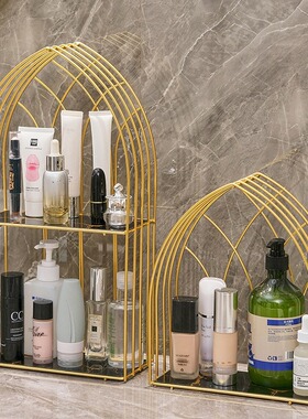 轻奢拱形护肤化妆品口红收纳架
