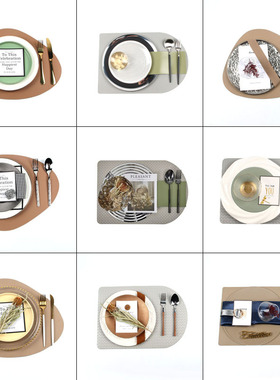 意式样板房餐具套装展厅餐桌摆台