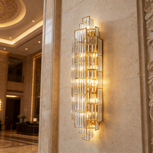 壁灯客厅高端轻奢背景墙水晶灯卧室床头走廊2026新款别墅楼梯长条