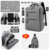 Fashionable Gray Large Size, Upgraded Dual Compartment Version, Comes with a Gray Chest Bag[223]