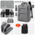 Fashionable Gray Large Size, Upgraded Dual Compartment Version, Comes with a Small Black Backpack[223]