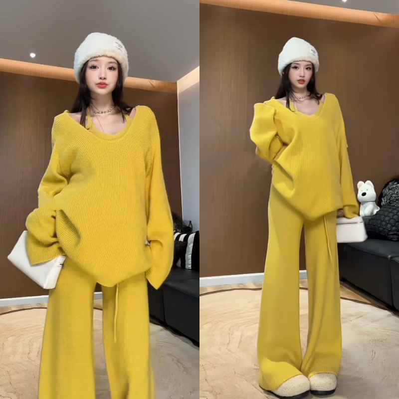 孕妇上衣+背心裙+无托腹裤子套装