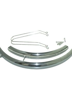 大行折叠自行车20寸全包挡泥板 加厚304不锈钢复古d7/d10泥除泥瓦