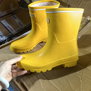 春夏季包邮雨鞋套鞋水鞋女韩国时尚可爱碎花滑橡胶雨靴胶鞋