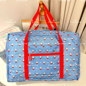 卡通兔子印花旅行包行李袋航空托运行李包装 被子可折叠收纳包