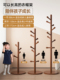 儿童衣帽架落地多功能实木可爱迷你家用房间挂衣架子小孩书包挂架