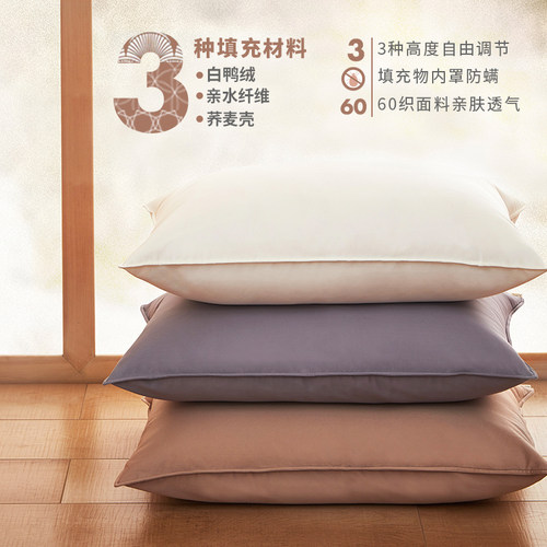 阳春小镇单人荞麦枕羽