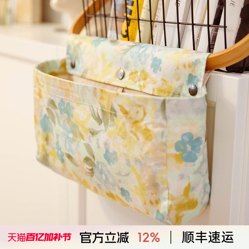 阳春小镇布艺挂墙式收纳挂袋墙壁墙上门后悬挂置物兜壁挂包包神器