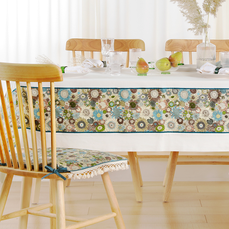 阳春小镇北欧布艺桌布小清新ins