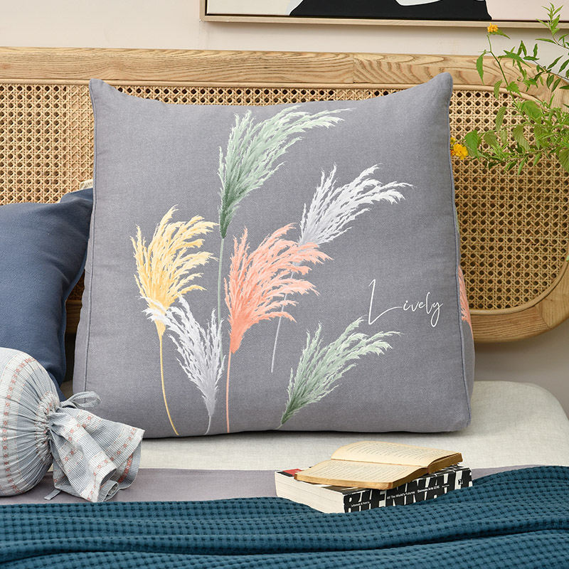 阳春小镇飘头靠垫软包纯棉沙发