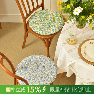 通用红木中式 阳春小镇椅垫坐垫家用四季 实木加厚餐椅防滑圆形座垫