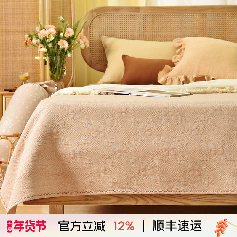 阳春小镇毛巾被夏凉盖毯空调被凉感家用午睡沙发棉纱成人空调盖毯,床上用品,休闲毯/毛毯/绒毯,淘宝优惠券,粉丝福利购,淘宝优惠卷