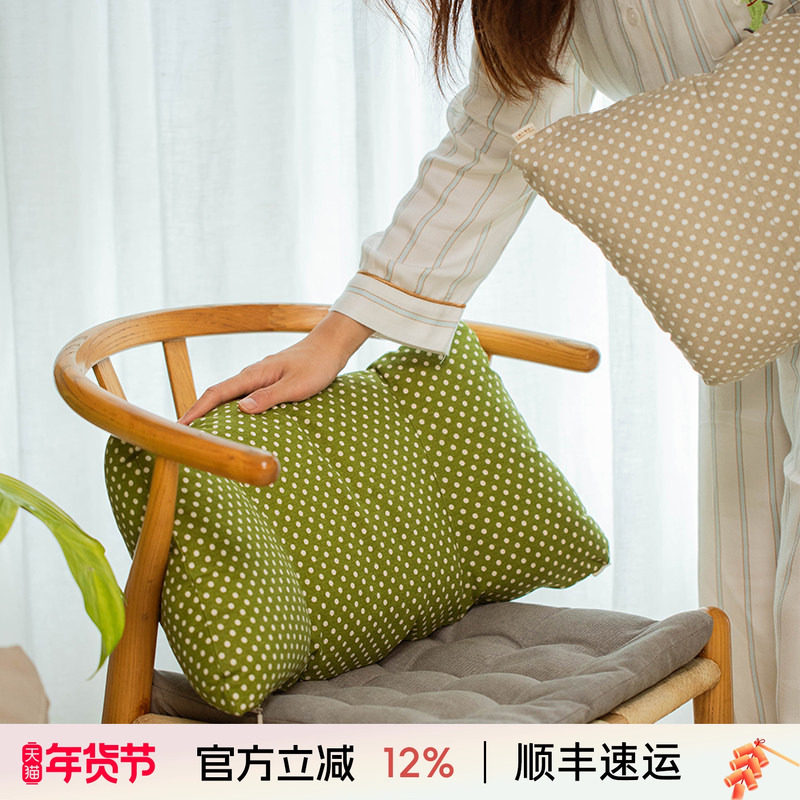 阳春小镇靠垫办公室护腰靠座椅腰枕靠背久坐办公椅子腰垫靠枕软包,居家布艺,腰靠垫,淘宝优惠券,粉丝福利购,淘宝优惠卷